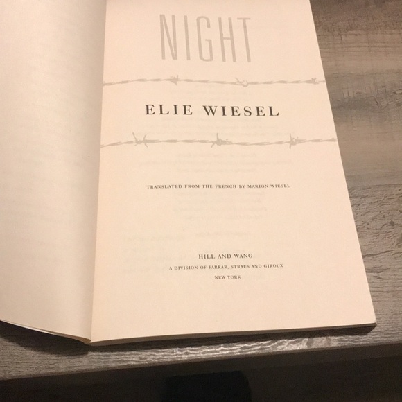 Night, Book one of three of the Night Trilogy Books by Elie Wiesel, Nobel Prize - Picture 3 of 9